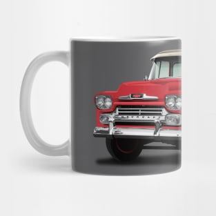 Cameo Red and Cream Pickup Truck Chevy Ford Mug